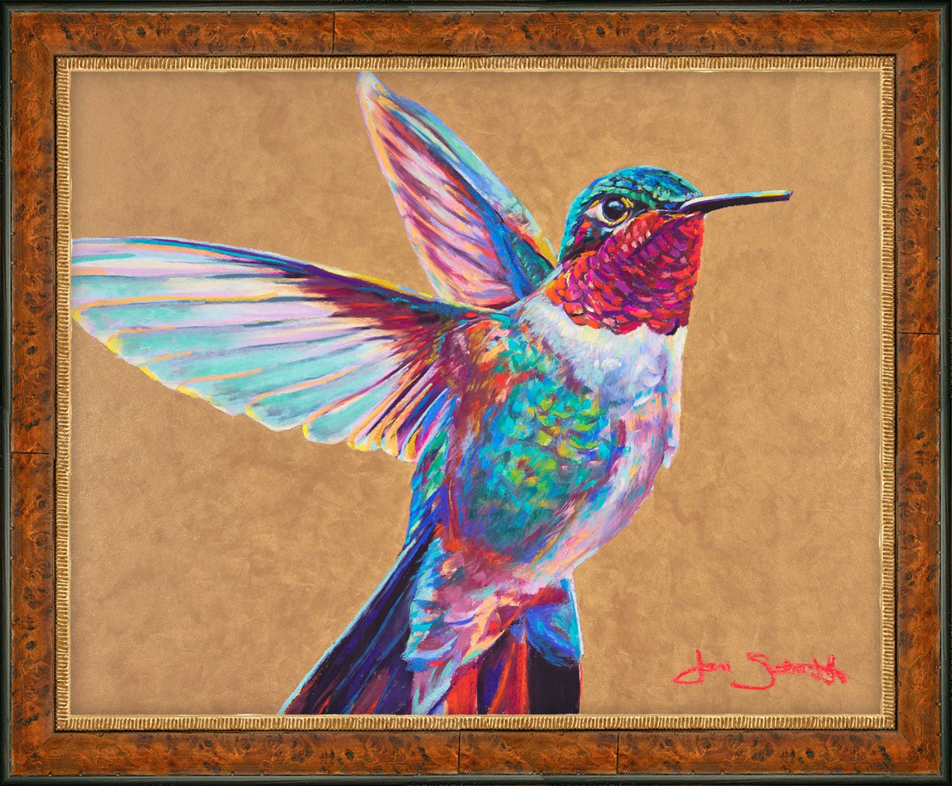 Jen Starwalt Contemporary Wildlife Art Original Art A Time for Joy