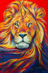 Jen Starwalt Contemporary Wildlife Art Original Art African Lion