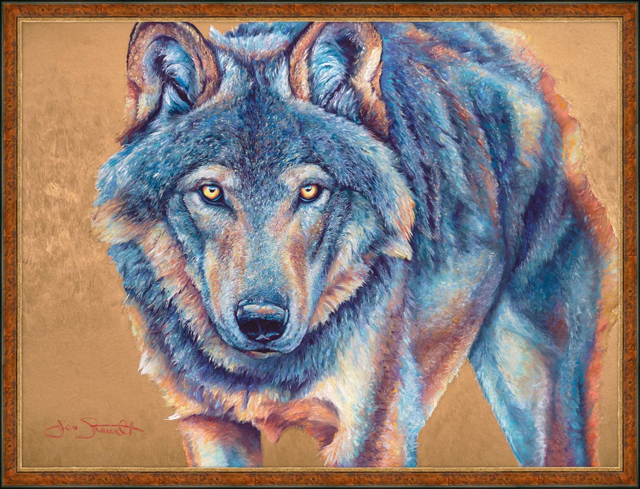 Jen Starwalt Contemporary Wildlife Art Original Art Guardian Spirit