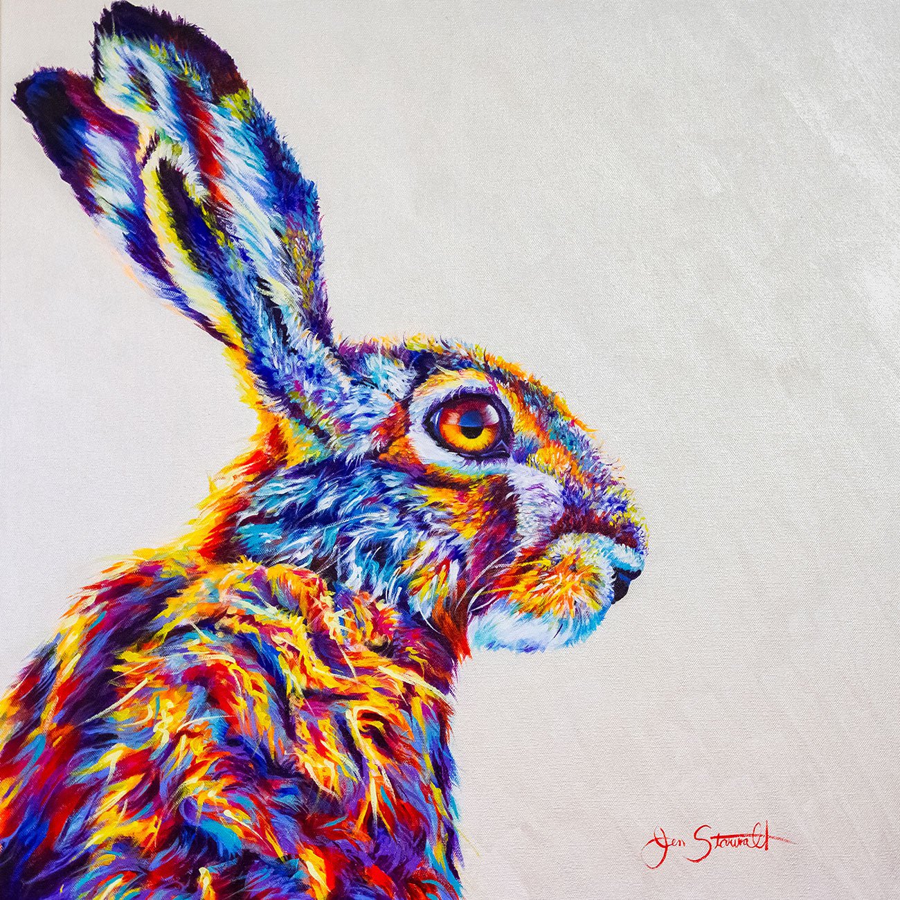 Jen Starwalt Contemporary Wildlife Art Original Art Opportunity Abounds