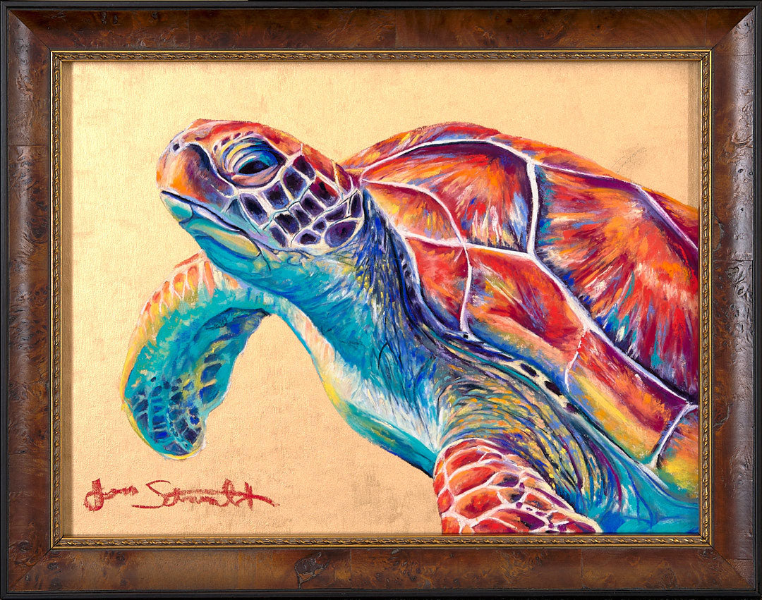 Jen Starwalt Contemporary Wildlife Art Original Art Seeking Blue Horizons