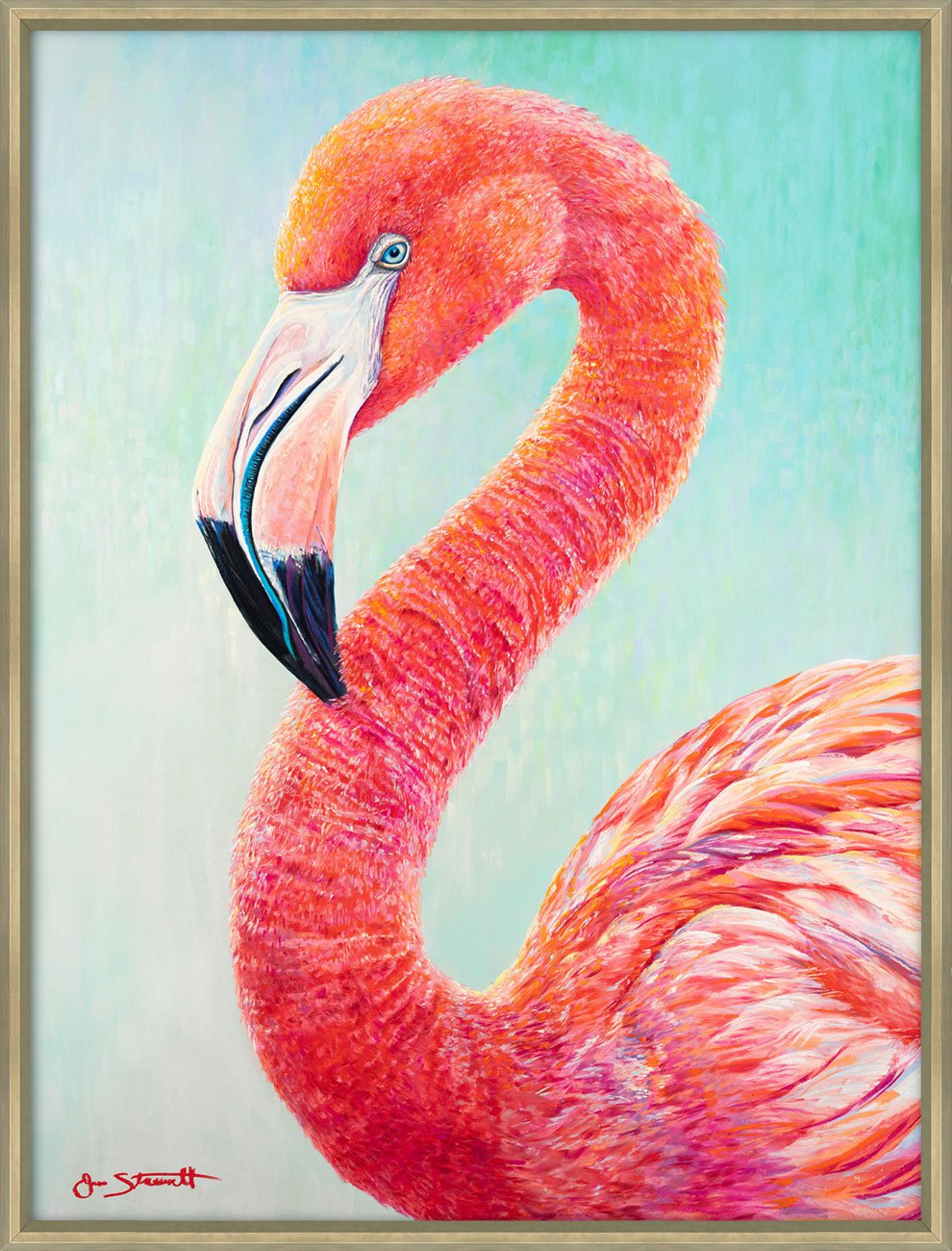 Jen Starwalt Contemporary Wildlife Art Original Art Shall We Dance Original