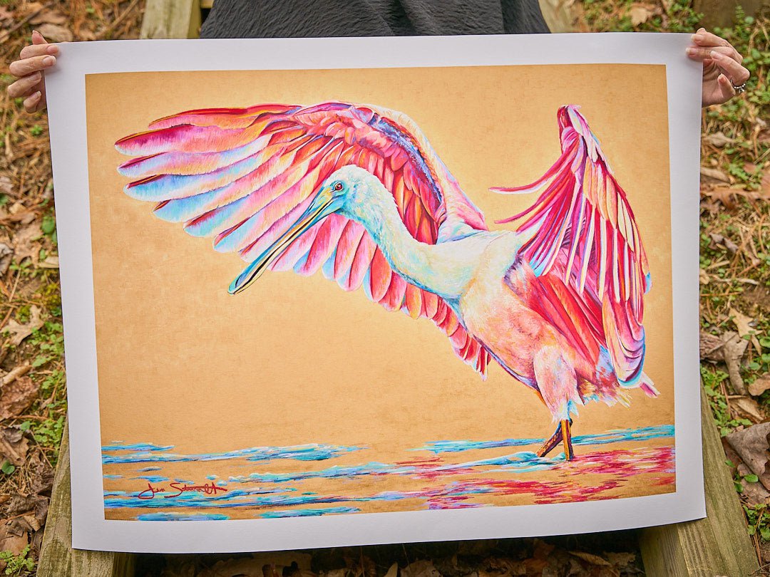 Jen Starwalt Contemporary Wildlife Art Print When You Get the Chance to Dance Print