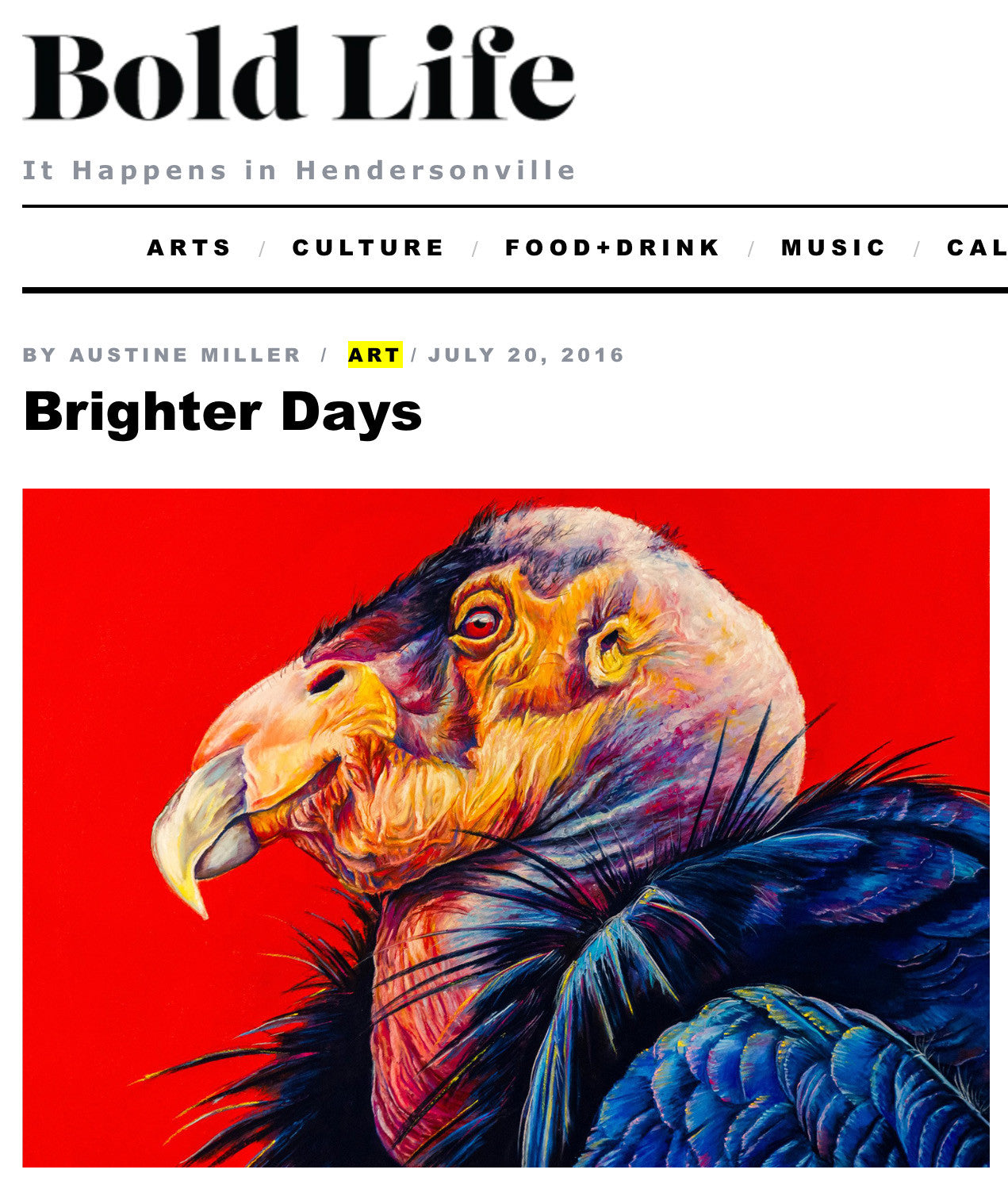 Featured in BOLD LIFE!