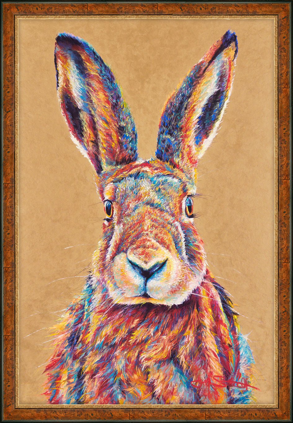 Jen Starwalt Contemporary Wildlife Art Original Art Hare