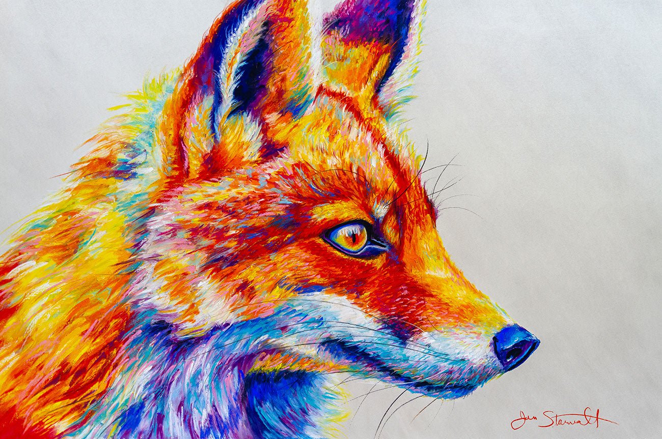 Jen Starwalt Contemporary Wildlife Art Original Art One Who Runs