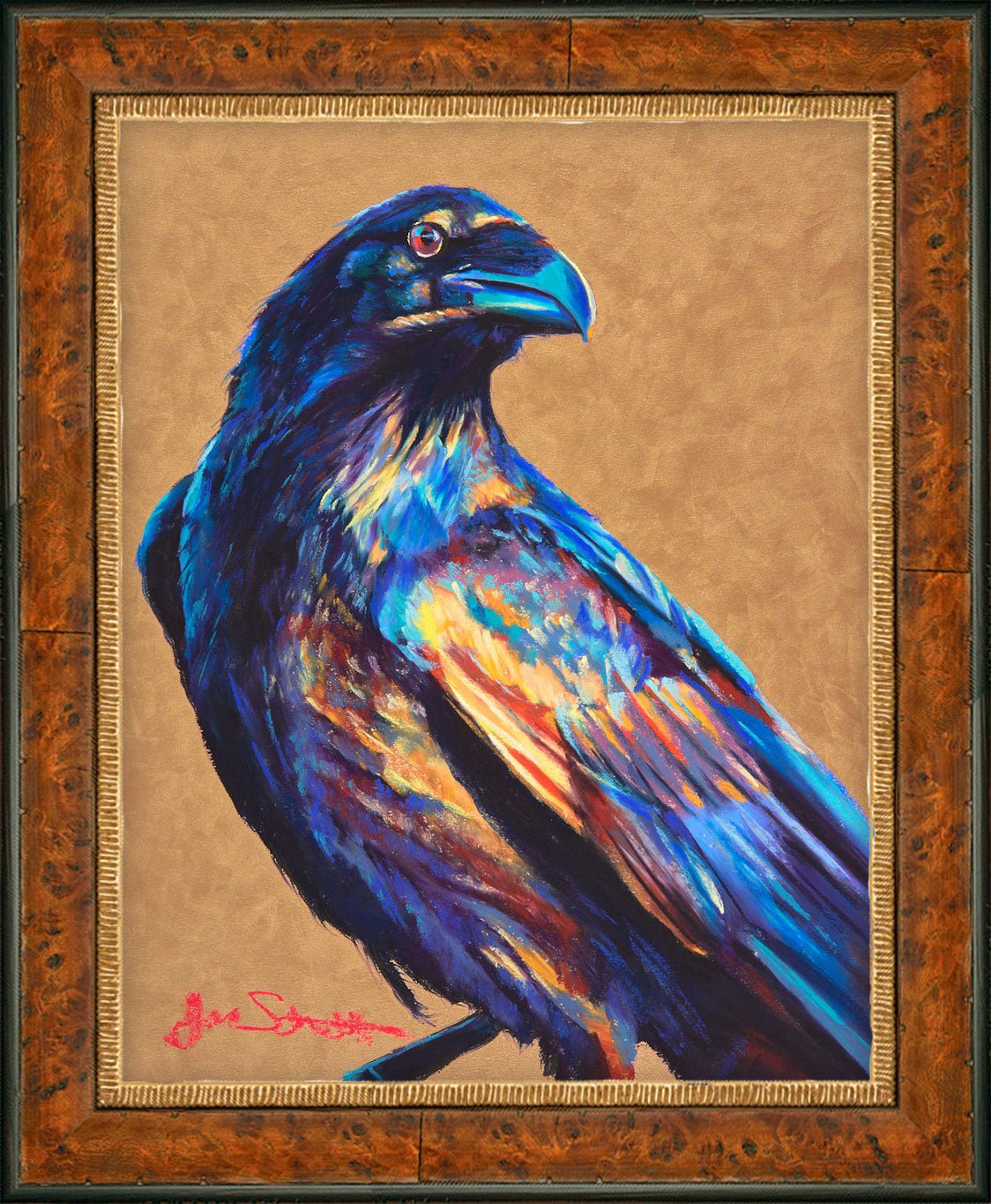 Jen Starwalt Contemporary Wildlife Art Original Art Raven