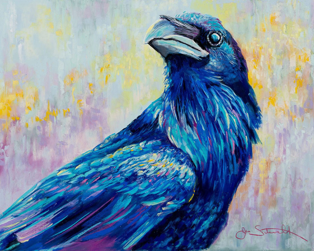 Jen Starwalt Contemporary Wildlife Art Original Art Song of the Mystic