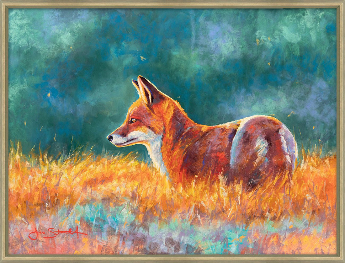 Jen Starwalt Contemporary Wildlife Art Original Art Summer Fields