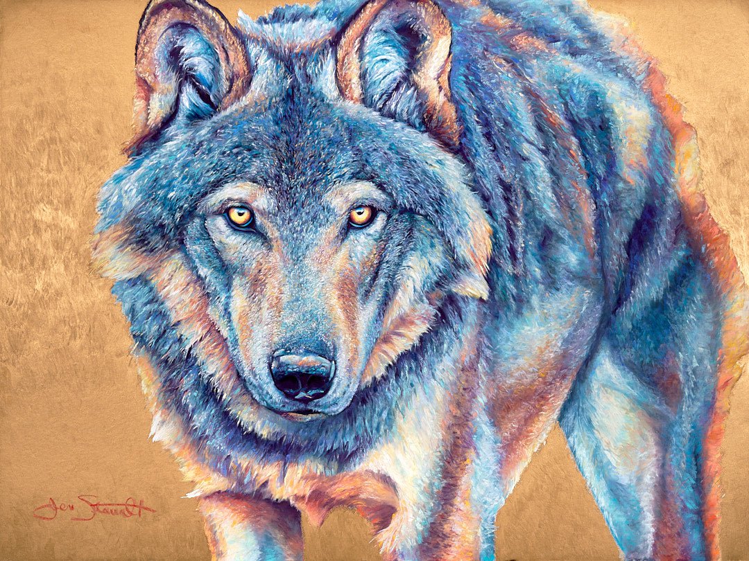 Jen Starwalt Contemporary Wildlife Art Print Guardian Spirit Print