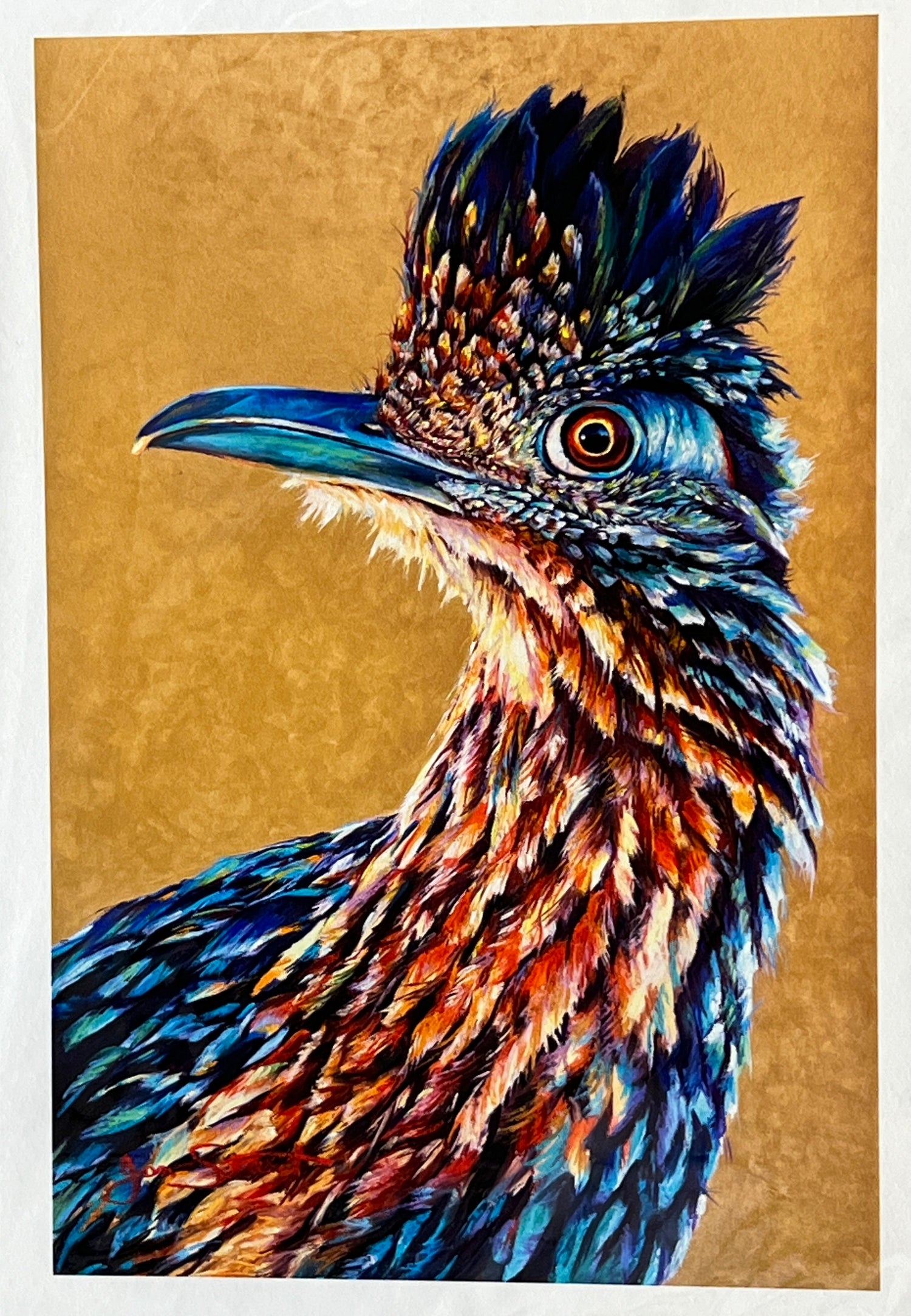 Jen Starwalt Contemporary Wildlife Art Print Trails of the Desert Wanderer Print