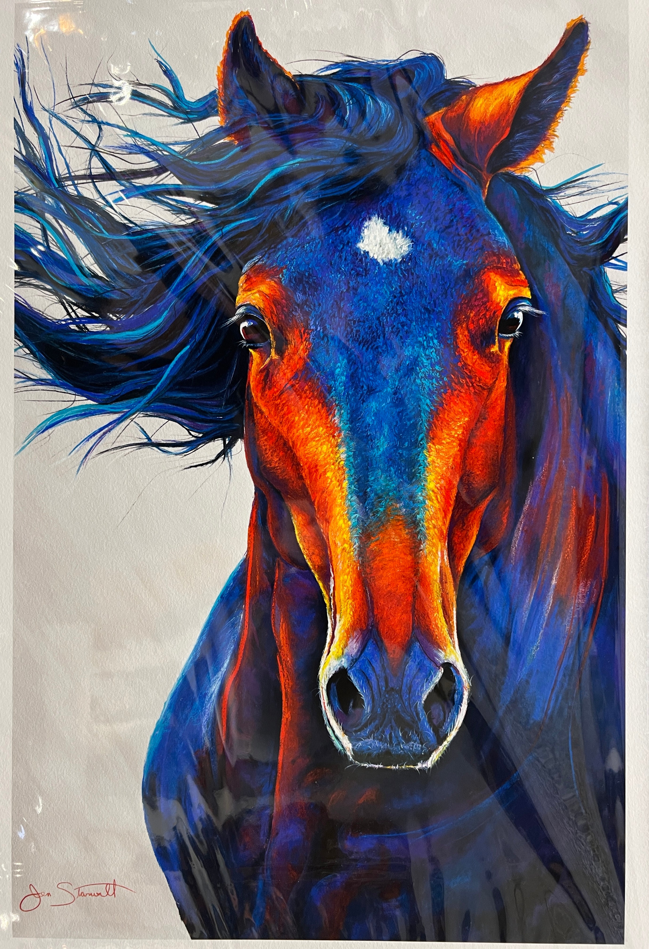 Wild Horse Print – Jen Starwalt Contemporary Wildlife Art