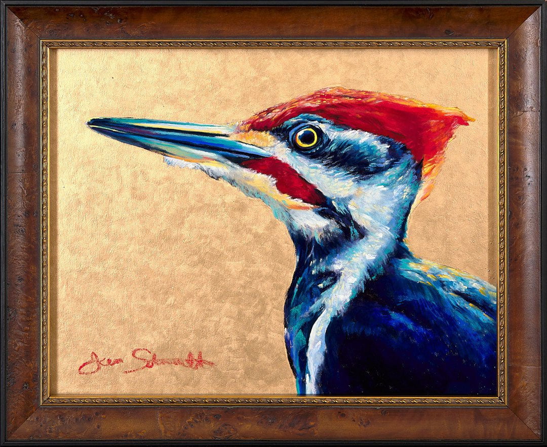 Jen Starwalt Contemporary Wildlife Art Original Art Opportunity Knocks