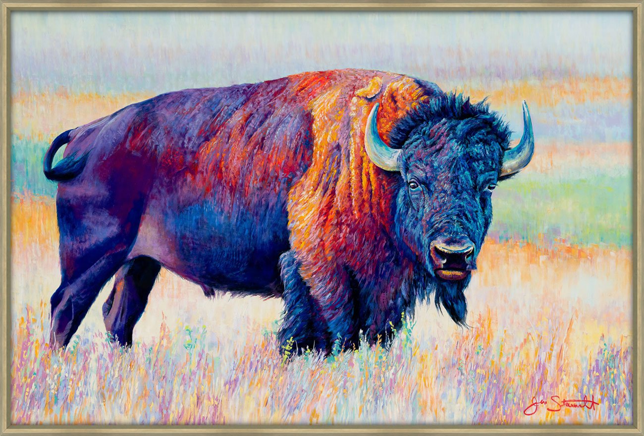 Jen Starwalt Contemporary Wildlife Art Original Art The Great One Original