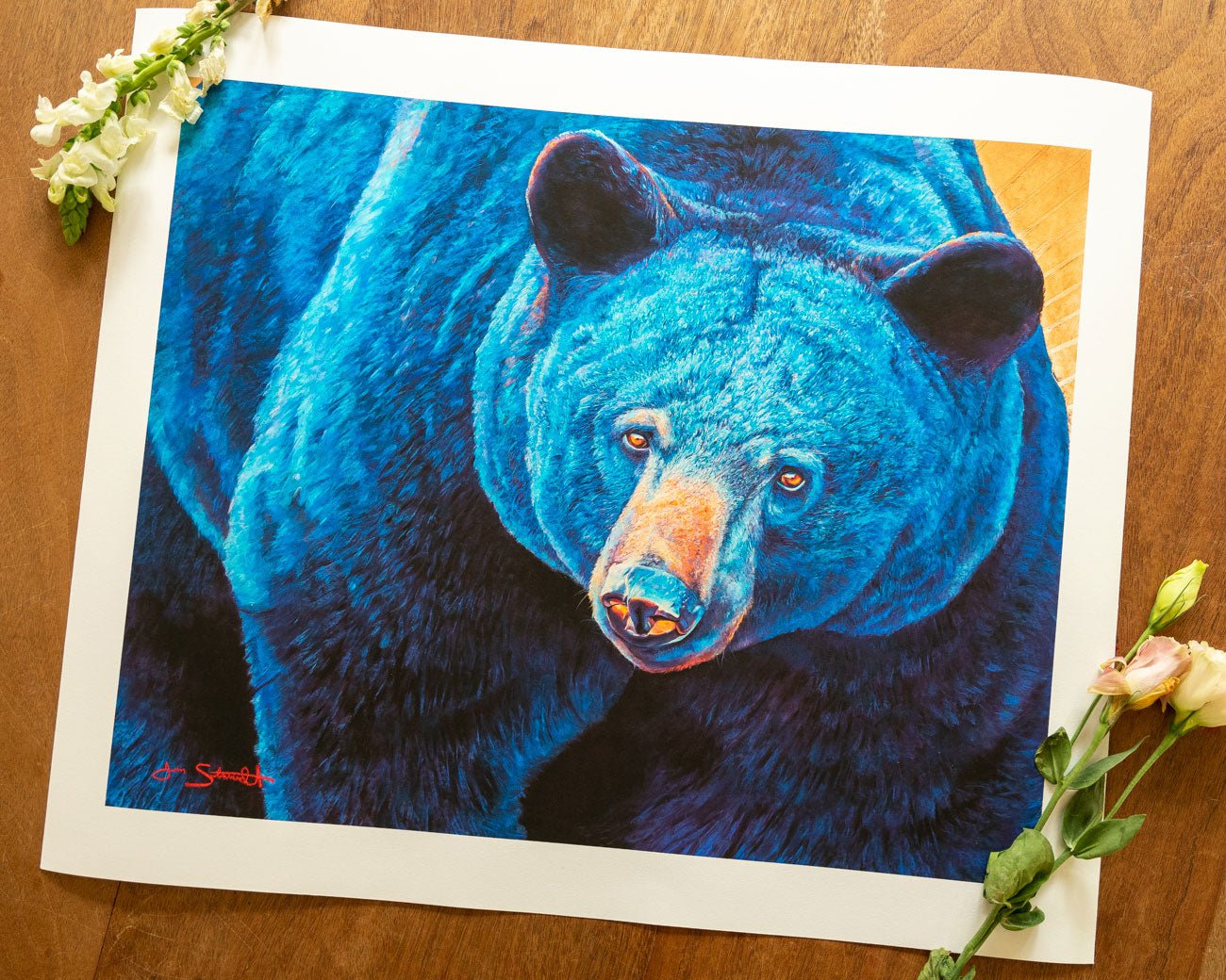 Jen Starwalt Contemporary Wildlife Art Print 20x24 The Way Of The Mother Print