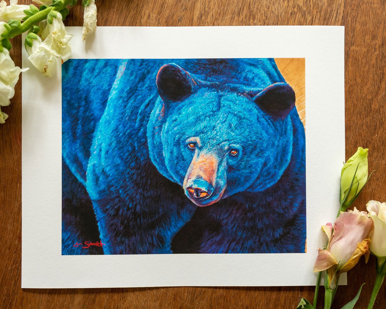 Jen Starwalt Contemporary Wildlife Art Print 8x10 The Way Of The Mother Print